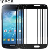 10 PCS Front Screen Outer Glass Lens voor Samsung Galaxy S IV mini / i9190 (zwart)