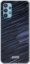 6F hoesje - geschikt voor Samsung Galaxy A32 4G -  Transparant TPU Case - Moving Stars #ffffff