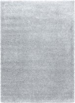 Extra hoogpolig shaggy vloerkleed Brilliant - silver - 160x230 cm