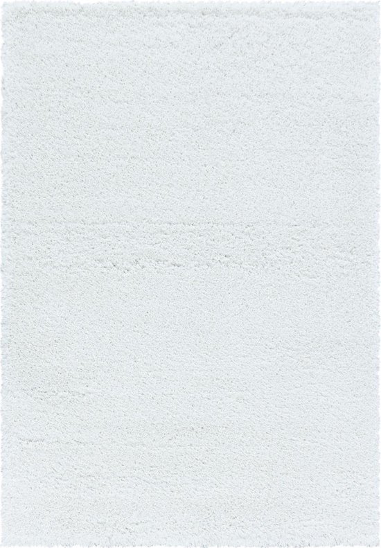 Extra hoogpolig shaggy vloerkleed Fluffy - wit - 280x370 cm