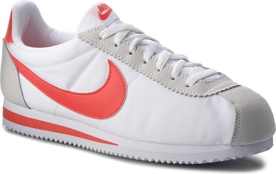 Nike Classic Cortez Nylon 807472-101, Mannen, Wit, Sneakers maat: 42.5 EU |  bol.com