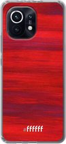 6F hoesje - geschikt voor Xiaomi Mi 11 -  Transparant TPU Case - Scarlet Canvas #ffffff