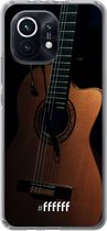 6F hoesje - geschikt voor Xiaomi Mi 11 -  Transparant TPU Case - Guitar #ffffff