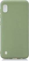 Mobigear Color TPU Backcover Hoesje - Geschikt voor Samsung Galaxy A10 - Groen