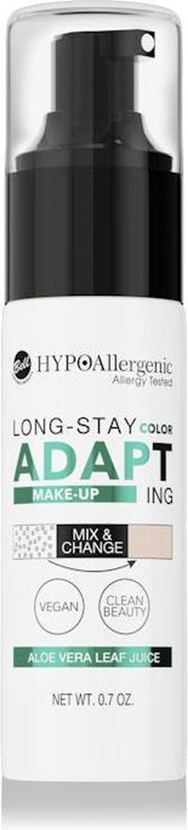 Hypoallergenic Color Adapting Make-up - Color Changing Foundation - 02 Dark Skin