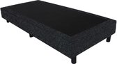 Bedworld Boxspring 100x200 - Tweedlook - Antraciet (M96)