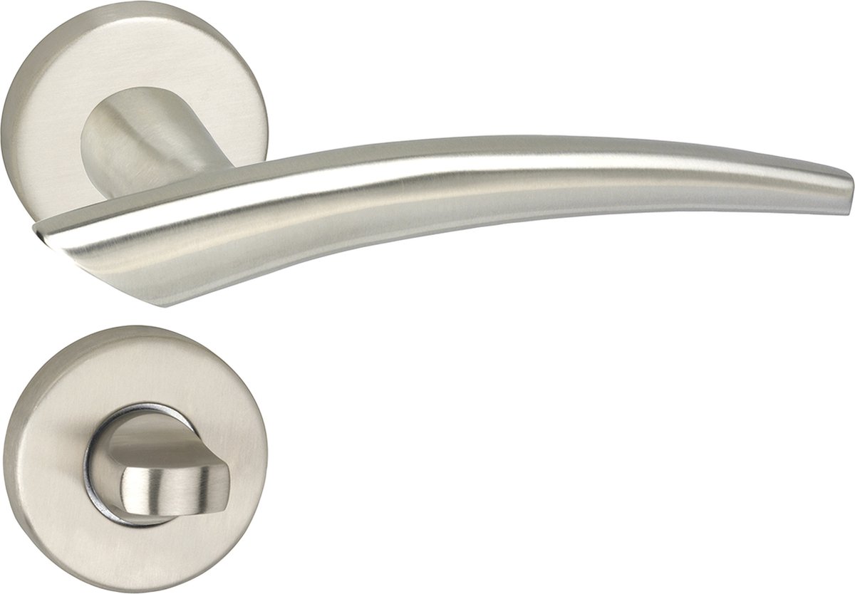 IMPRESSO SHEFFIELD KRUK MET 2X ROZET WC ROND VERDEKT RVS