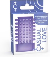 CASUAL LOVE | Casual Ring Vibrating Sleeve Purple