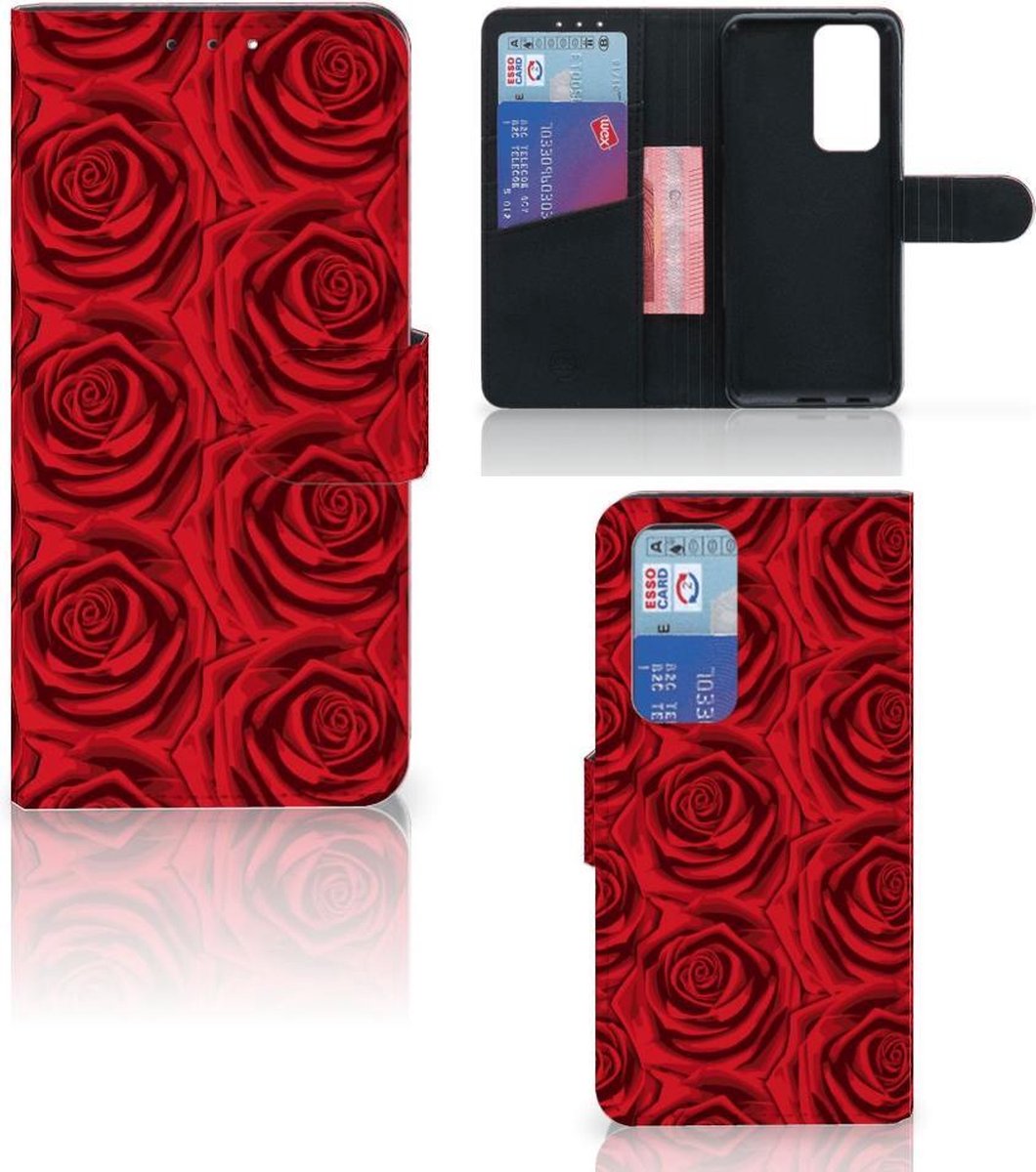 OPPO Find X3 Neo 5G Hoesje Red Roses