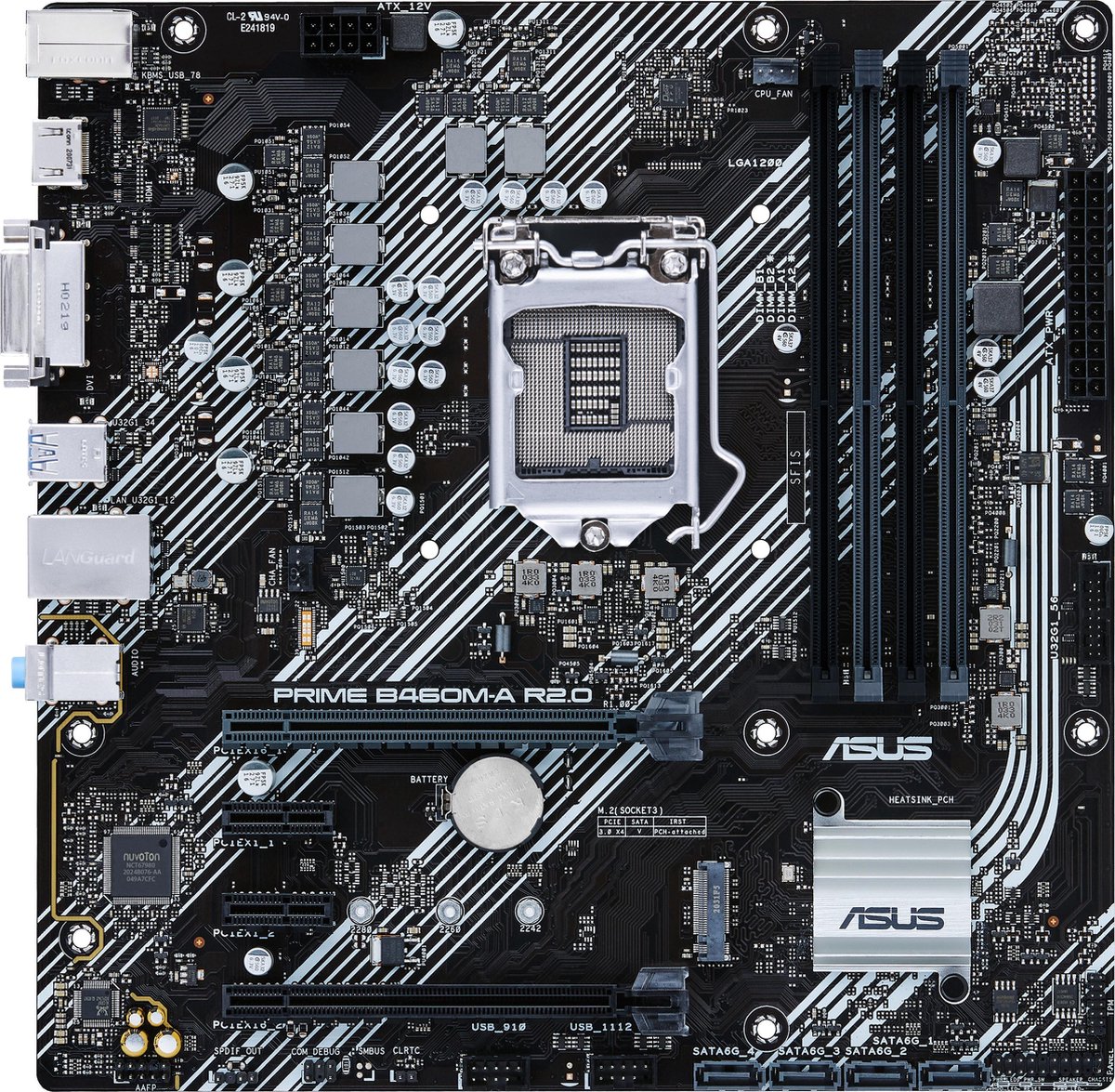 ASUS PRIME B460M-A R2.0 Intel H470 LGA 1200 micro ATX - ASUS