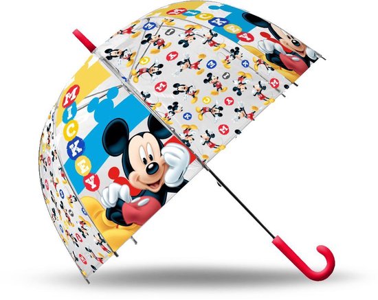 Parapluie Disney Mickey Mouse Junior 45 Cm Polyester Rouge | bol.com