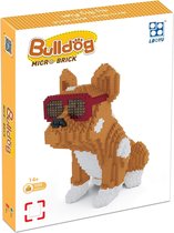 Lboyu  Franse Buldog - Nano Blocks - bouwset / 3D puzzel -1676 bouwsteentjes