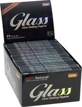 Glass 1¼ clear paper (24/box - 50 leaves)