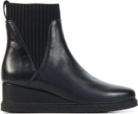 Bottines unisa cuir noir sale