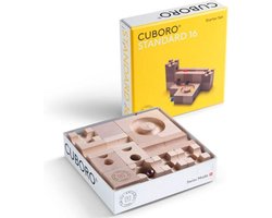 Cuboro knikkerbaan Starter set small 16 onderdelen