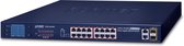 PLANET FGSW-1822VHP netwerk-switch Unmanaged Fast Ethernet (10/100) Power over Ethernet (PoE) 1U Blauw