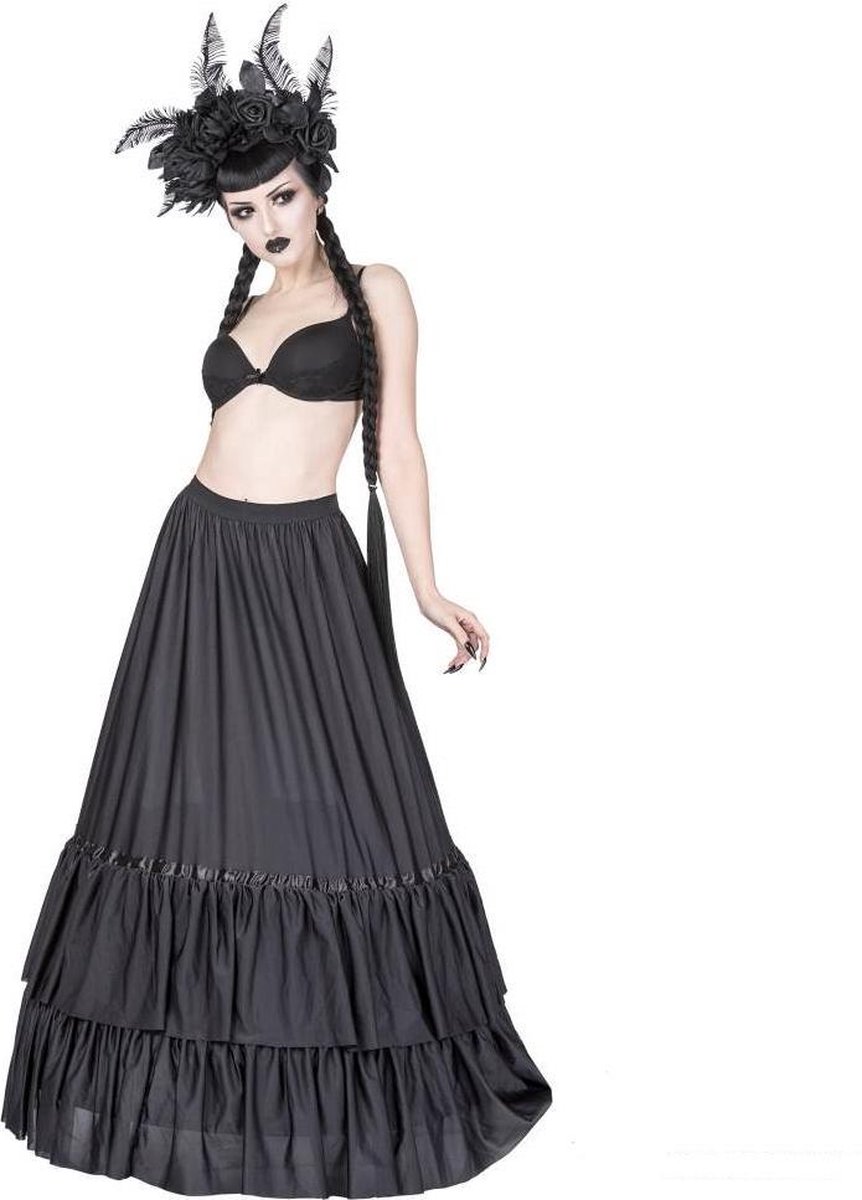 Sinister - 472 Lange rok - M - Zwart