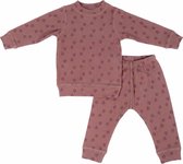 Lodger Pyjama Print Rib - 92 - Rosewood