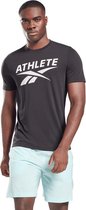 Reebok Athlete Vector Grapic Shirt Zwart