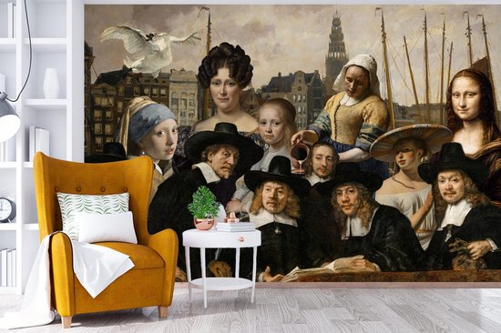 Papier peint - Collage de Papier peint photo - Peinture - Oude Meesters - Largeur 360 cm x Hauteur 240 cm