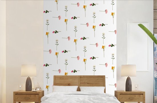 Behang - Fotobehang Bloemen - Flora - Kleuren - Breedte 180 cm x hoogte 280 cm