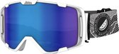 Melon Parker goggle white / mountains / blue chrome