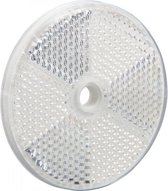 Reflector rond wit 6CM