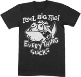 Reel Big Fish Heren Tshirt -XL- Silly Fish Zwart