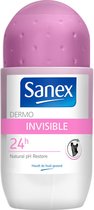 Sanex Roll-on Dermo Invisible Deodorant - 6 x 50 ml