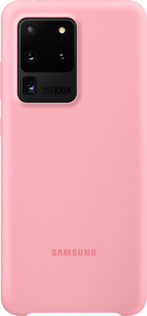 Samsung Silicone Cover - Samsung Galaxy S20 Ultra - Roze