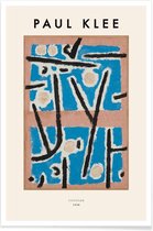 JUNIQE - Poster Klee - Untitled -13x18 /Blauw & Bruin
