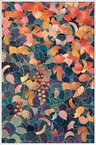 JUNIQE - Poster met kunststof lijst A Shiny Path 3 -13x18 /Grijs &