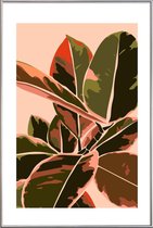 JUNIQE - Poster met kunststof lijst Plant IV -30x45 /Groen