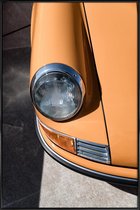 JUNIQE - Poster in kunststof lijst Foto van Porsche 911 -30x45 /Grijs
