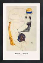 JUNIQE - Poster in houten lijst Schiele - Two Lying Figures -40x60