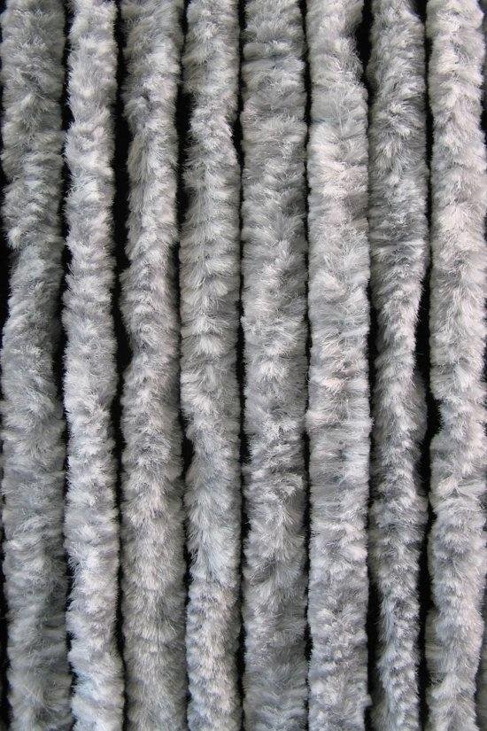 Vliegengordijn Kattenstaart - 230 x 100 m - grijs /wit — afbeelding 4