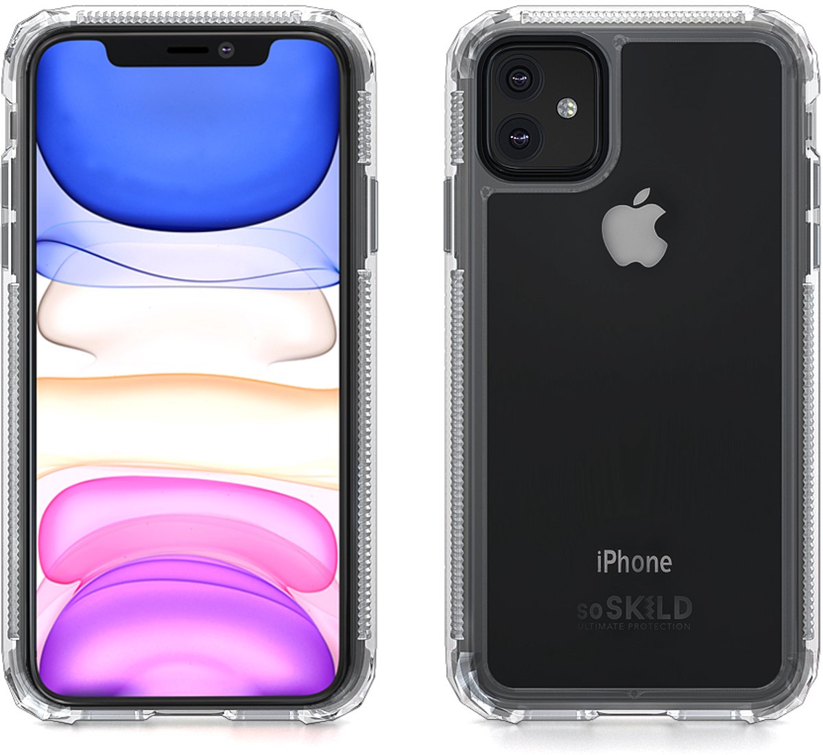 SoSkild iPhone 11 Pro Max Hoesje Defend 2.0 Heavy Impact - Transparent