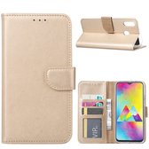 FONU Boekmodel Hoesje Samsung Galaxy M20 - Goud