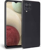 Fonu Premium Siliconen Backcase hoesje Samsung A12 Zwart