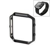 Voor Fitbit Blaze horloge roestvrijstalen framehouder omhulsel (zwart)