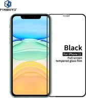 Voor iPhone 11 PINWUYO 9H 2.5D volledig scherm gehard glasfilm (zwart)