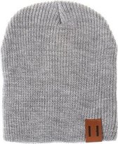 Winter Hat Baby Soft Warm Beanie Cap (grijs)-Grijs