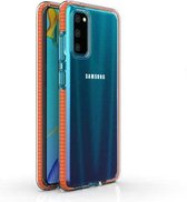 Voor Samsung Galaxy S20 TPU tweekleurige schokbestendige beschermhoes (oranje)