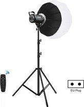 PULUZ 100W 5600K studiovideolamp + 2,8m lichthouder + 65cm opvouwbare lantaarn Softbox fotografiekit (EU-stekker)