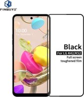 Voor LG K42 / K52 PINWUYO 9H 2.5D Volledig scherm gehard glasfilm (zwart)