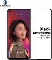 Voor OPPO Reno5 PINWUYO 9H 2.5D Volledig scherm gehard glasfilm (zwart)