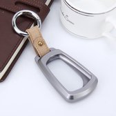 Auto Auto universele metalen sleutelhanger beschermkap voor Cadillac (zilver)