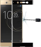 Voor Sony Xperia XA1 Ultra 0.33mm 9H Oppervlaktehardheid 3D gebogen Volledig scherm Gehard glas Screen Protector (zwart)