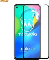 Voor Motorola Moto G8 Power ENKAY Hat-Prince Volledige lijm 0.26mm 9H 2.5D Gehard glas Volledige dekking Film