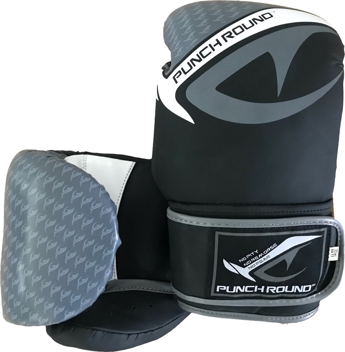 Punch Round NoFear Bokshandschoenen Zwart Grijs